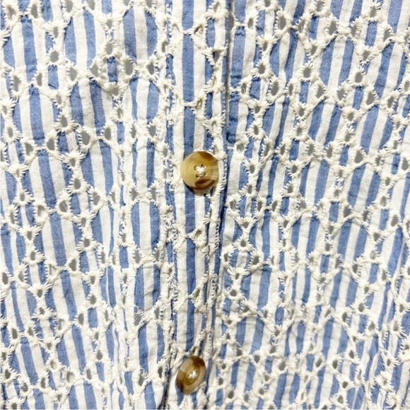 Anthropologie Kismet Shirt Dress Size 6 Eyelet
Collared Midi Pinstriped - Picture 5 of 6